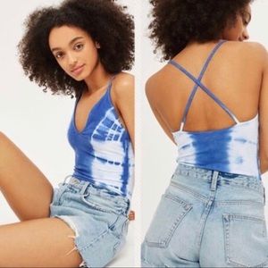 Topshop Tie-Dye Bodysuit